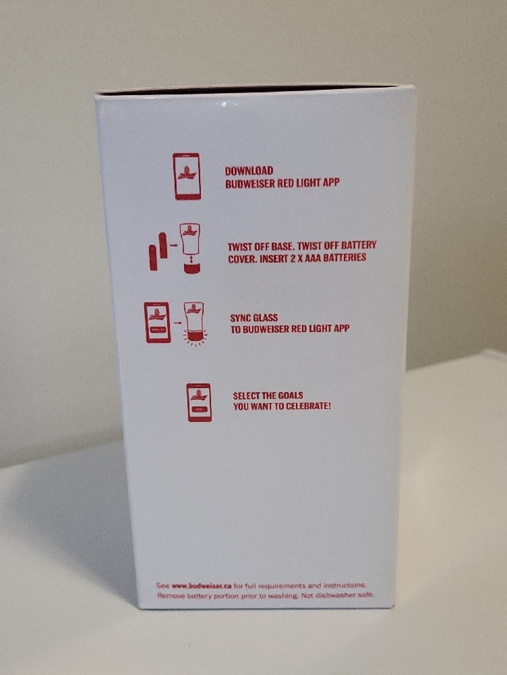 Budweiser Touchdown Glass - Picture 3 of 4